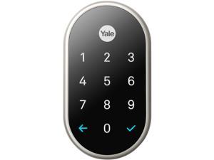 Nest x Yale lock (Satin Nickel) with Nest Connect