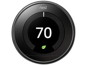Nest T3018US Learning Thermostat - 3rd Generation - Mirror Black