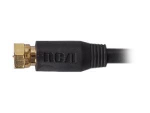 RCA VH606 6 ft Basic Series Digital RG6 Coaxial Cable in Black Color RCA VH606 6 ft Basic Series Digital RG6 Coaxial Cable in Black Color