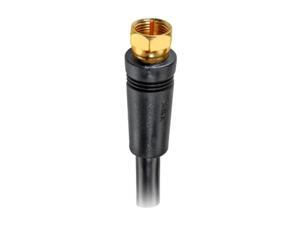 RCA VHB6111N 100 ft. RG-6 Digital Coaxial Cable With Gold Plated F Connectors (Black) RCA VHB6111N 100 ft. RG-6 Digital Coaxial Cable With Gold Plated F Connectors (Black)