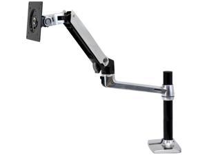 ERGOTRON 45-295-026 LX Desk Mount LCD Arm with Tall Pole, Mounting Kit for LCD Display, Aluminum
