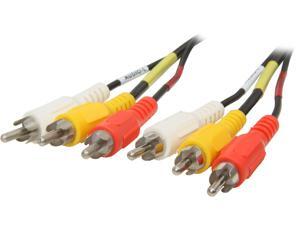 C2G 40448 Value Series Composite Video + Stereo Audio Cable, Black (6 Feet, 1.82 Meters)