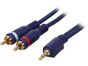 C2G 40615 12ft Velocity One 3.5mm Stereo Male to Two RCA Stereo Male Y-Cable C2G 40615 12ft Velocity One 3.5mm Stereo Male to Two RCA Stereo Male Y-Cable