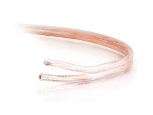 C2G 40529 18 AWG Bulk Speaker Wire, Clear Jacket (50 Feet, 15.24 Meters)
