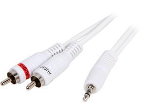 C2G 40374 One 3.5mm Stereo Male to Two RCA Stereo Male Audio Y-Cable, White (100 Feet, 30.48 Meters) C2G 40374 One 3.5mm Stereo Male to Two RCA Stereo Male Audio Y-Cable, White (100 Feet, 30.48 Meters)