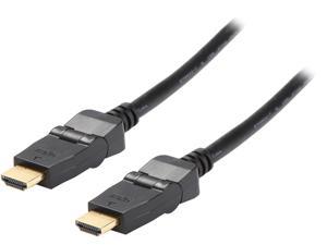StarTech.com HDMIROTMM6 6 ft. Black 180° Rotating HDMI Digital Video Cable Male to Male