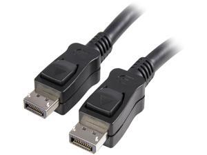 StarTech.com DISPLPORT1L DisplayPort Cable - 1 ft - with Latches - Short DP Cable - 4K DisplayPort to DisplayPort Cable - DisplayPort 1.2 Cable StarTech.com DISPLPORT1L DisplayPort Cable - 1 ft - with Latches - Short DP Cable - 4K DisplayPort to DisplayPort Cable - DisplayPort 1.2 Cable