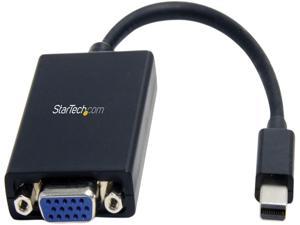 StarTech.com MDP2VGA Mini DisplayPort to VGA Adapter - Black - 1080p - Thunderbolt to VGA Monitor Adapter - Mini DP to VGA Converter