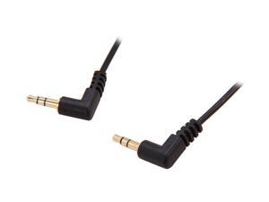 StarTech.com MU3MMS2RA Slim 3.5mm Right Angle Stereo Audio Cable Male to Male
