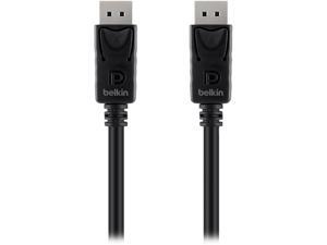 BELKIN PURE AV F2CD000B06-E 6 ft. Black DisplayPort to DisplayPort Cable Male to Male
