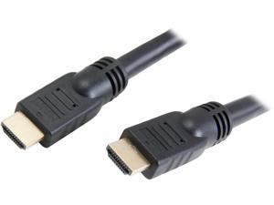 Coboc EA-CL2-HDAC-25-BK 25 ft. Black HDMI A Male to A Male Premium CL2 Rated 24AWG High performance  HDMI w/Ethernet  Cable Male to Male