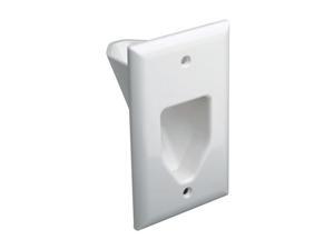 DataComm 45-0001-WH Cable Faceplate DataComm 45-0001-WH Cable Faceplate