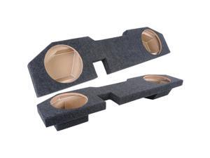 Atrend Dual 10" Subwoofer Enclosure For Dodge Ram Quad Cab 2002 & Up