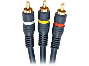 STEREN Model 254-315BL 6 ft Python Home Theater RCA Cable Male to Male