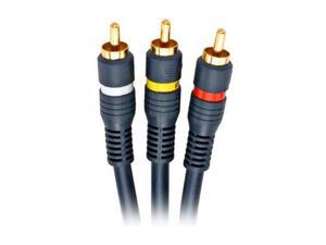 STEREN Model 254-310BL 3 ft. Python Home Theater RCA Cable Male to Male