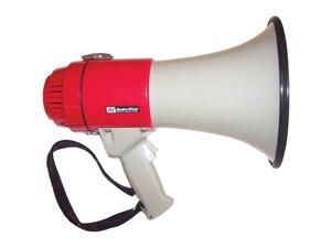 AmpliVox S601 White, Red MityMeg 15 Megaphone -15 Watts AmpliVox S601 White, Red MityMeg 15 Megaphone -15 Watts