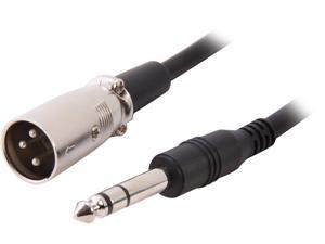 BYTECC Model MICPH-10 10 ft. MICPH 1/4" Stereo Microphone Plug to 3 pin XLR Male Cable - OEM