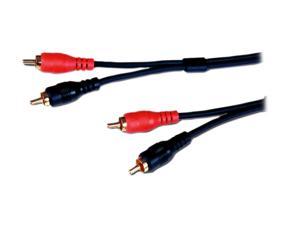 Comprehensive 2PP-2PP-6ST 6 ft. Stereo Gold RCA Audio Cable Male to Male