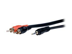 Comprehensive MPS-2PP-25ST 25 ft. Standard Series 3.5mm Stereo Mini Plug to 2 RCA Plugs Audio Cable Male to Male Comprehensive MPS-2PP-25ST 25 ft. Standard Series 3.5mm Stereo Mini Plug to 2 RCA Plugs Audio Cable Male to Male