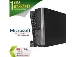 Refurbished: DELL Desktop Computer OptiPlex GX990-SFF Intel Core i5 2400 (3.10 GHz) 4 GB DDR3 1 TB HDD DVD Windows 10 Pro Multi-Language, English, Spanish