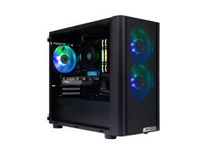 MEK HERO AI-Enhanced Gaming PC Desktop Computer - NVIDIA GeForce RTX 3050, AMD Ryzen 5 5500 4.2GHz, 16GB DDR4, 500GB NVME M.2 SSD, 650W 80+ GOLD PSU, WiFi 6E, Windows 11 Home 64-bit