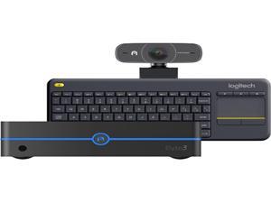 Azulle Byte3 Fanless Mini PC (4GB / 64GB, Windows 10 Pro) with Logitech Keyboard & Azulle Webcam Bundle Azulle Byte3 Fanless Mini PC (4GB / 64GB, Windows 10 Pro) with Logitech Keyboard & Azulle Webcam Bundle