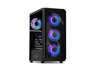 Yeyian Tanto Gaming PC Desktop, Intel Core i5-13400F, Nvidia RTX 4060, 16GB DDR5 5600MHz, 1TB NVMe SSD, 650W Gold PSU, AC Wi-Fi, Windows 11 64-bit, YPI-TA34F0B-4601N