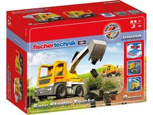 Fischertechnik JUNIOR Easy Starter Trucks Construction Set and Educational Toy - Intro to Engineering and STEM Learning