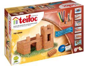 Teifoc 4000 Small Castle Brick Construction Set - 80+ Pcs.