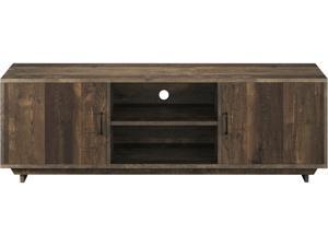 Furniture of America Krella Wood 2-Shelf 62-Inch TV Stand in Reclaimed Oak