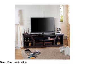 Furniture of America YNJ-1440-5 Espresso Faullin Multi-Storage 71" TV Stand
