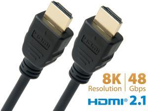 Omni Gear HD-10-21 10 ft. 8K HDMI Cable Ultra HD High Speed 48Gbps HDMI 2.1 Cable - 8K@60Hz, 4K@120Hz Male to Male Omni Gear HD-10-21 10 ft. 8K HDMI Cable Ultra HD High Speed 48Gbps HDMI 2.1 Cable - 8K@60Hz, 4K@120Hz Male to Male