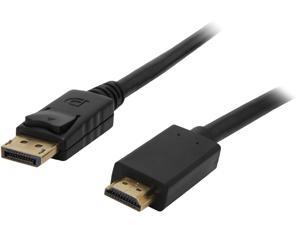 Kaybles DP-HDMI-6-2P DP to HDMI Cable 6 ft. (2 Pack), Gold Plated DisplayPort to HDMI Cable 1080p Full HD for PCs to HDTV, Monitor, Projector with HDMI Port