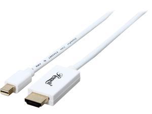 Rosewill Model RCDC-14029 - 3-Foot White Mini DisplayPort to HDMI Cable - 32 AWG, Male-to-Male
