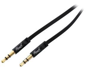 Rosewill RAC-6BK - 6-Foot 3.5mm Flat Audio Cable, Black