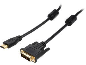 Rosewill HD2SLDVI-10BK 10 ft. 30AWG High Speed HDMI to DVI-D(18+1) Adapter Cable w/ Ferrite Cores - 1920 x 1080p Rosewill HD2SLDVI-10BK 10 ft. 30AWG High Speed HDMI to DVI-D(18+1) Adapter Cable w/ Ferrite Cores - 1920 x 1080p