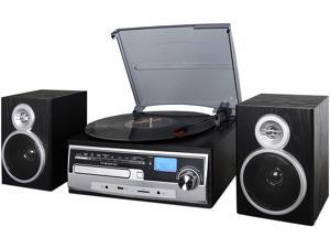 Trexonic TRX-28SP 3-Speed Turntable With CD Player, FM Radio, Bluetooth, USB/SD Recording Trexonic TRX-28SP 3-Speed Turntable With CD Player, FM Radio, Bluetooth, USB/SD Recording