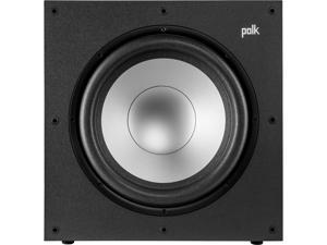 Polk Audio - Monitor XT12 12" 100W Class A/B Amplifier Subwoofer - Midnight Black