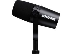 Shure MV7 Podcast Microphone (Black) for Podcasting, Home Recording and Gaming