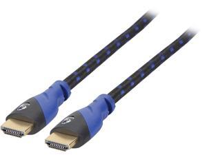 Coboc HD4K2K60H35FT HDMI 2.0 High Speed 18Gbps HDMI Cable w/ Cotton Mesh Braiding - 4K*2K @ 60Hz Ready - 35ft-Black/Blue Coboc HD4K2K60H35FT HDMI 2.0 High Speed 18Gbps HDMI Cable w/ Cotton Mesh Braiding - 4K*2K @ 60Hz Ready - 35ft-Black/Blue