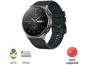 HUAWEI WATCH GT 2 Pro 46mm Night Black, GPS, SpO2, 2-week Battery, Bluetooth Calling, Ski/Golf Modes (Canada Warranty)