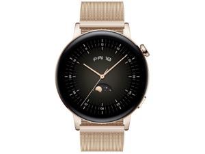 HUAWEI Watch GT 3 42mm Light Gold Strap SpO2  Heart Rate Tracking Bluetooth Calling