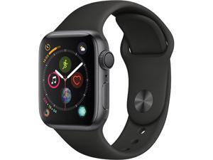 Apple MU662B/A Watch Series 4 GPS, 40mm Space Grey Aluminium Case with Black Sport Band Apple MU662B/A Watch Series 4 GPS, 40mm Space Grey Aluminium Case with Black Sport Band