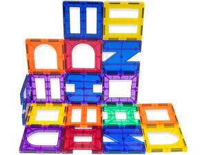 PicassoTiles PT42 Designer Artistry Kit 42pcs Set Magnet Building Tiles Clear Color Magnetic 3D Building Block PicassoTiles PT42 Designer Artistry Kit 42pcs Set Magnet Building Tiles Clear Color Magnetic 3D Building Block