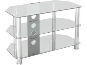 AVF SDC800CMCC-A up to 42" Classic - Corner Glass TV Stand with Cable Management