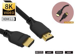 Nippon Labs 30AWG 8K HDMI Cable 6ft HDMI 21 Cable Real 8K High Speed 48Gbps 8K7680 x 432060Hz 4K120Hz Dolby Vision HDCP 22 444 HDR eARC Compatible with Apple TV Samsung QLED TV