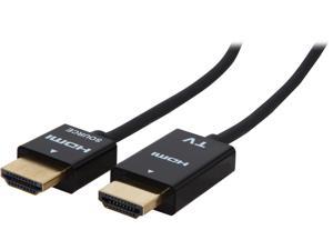 Nippon Labs RedMere HDMI super slim cable 10 ft 36 AWG HDMI Cable HDMI Cord - Ultra High Speed 18Gbps HDMI 2.0 Cable Support Fire TV, Apple TV, Ethernet, Audio Return, Video 4K UHD 2160p, HD 1080p, 3 - OEM