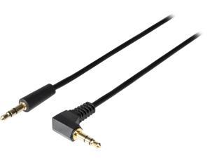 Tripp Lite P312-006-RA 3.5mm Mini Stereo Audio Cable with one Right Angle plug (M/M)