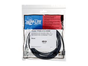 Tripp Lite Model P586-012-HDMI Mini-DisplayPort to HDMI Cable Adapter (M/M) Male to Male Tripp Lite Model P586-012-HDMI Mini-DisplayPort to HDMI Cable Adapter (M/M) Male to Male