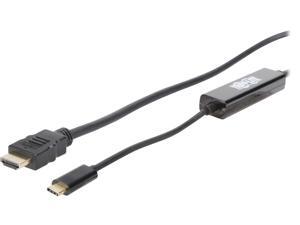 Tripp Lite USB C to HDMI Adapter Converter Cable UHD 4K Type C to HDMI 6ft (U444-006-H)